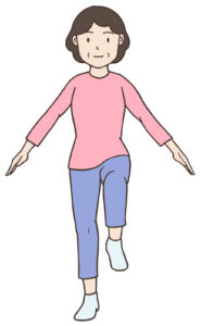 腰痛バランストレーニング